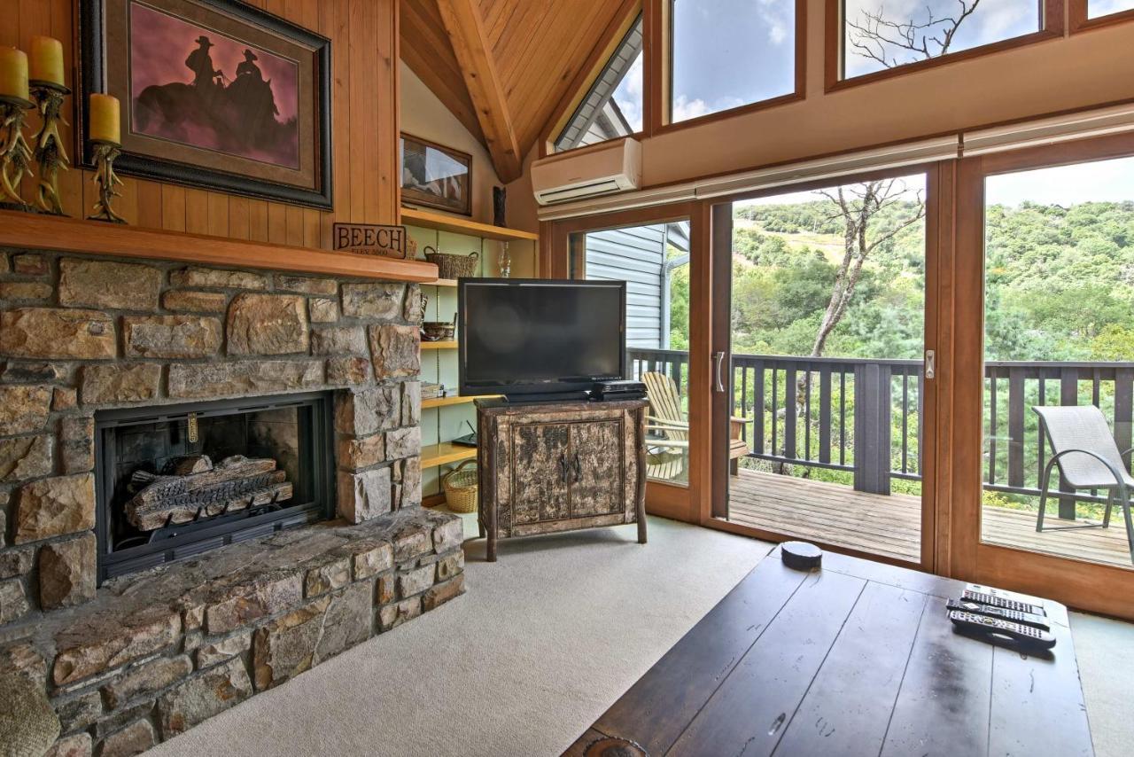 Beech Mountain Condo With Balcony, Walk To Resort! Exterior foto